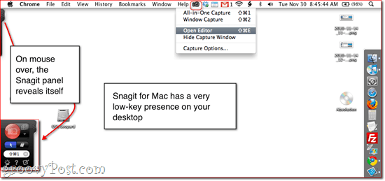 Snagit para Mac - captura tudo em um