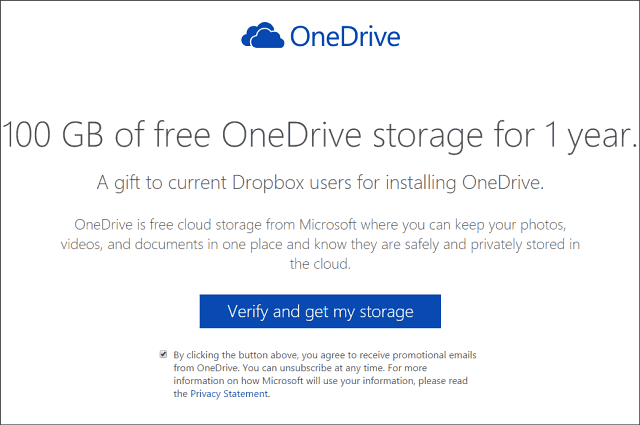 100 GB de armazenamento gratuito do OneDrive por dois anos (atualizado)