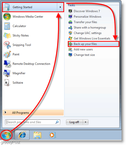 Windows 7: Crie uma imagem do sistema inicie o backup de seus arquivos