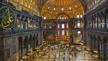 Foi a primeira vez na história de Hagia Sophia! Sons de Azan surgiram na mesquita após 89 anos