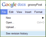 Ferramenta de histórico de revisões do Google atualizada hoje