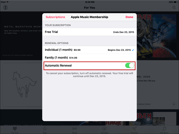 4 Renovação automática iOS 9