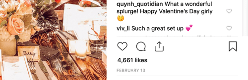 Como recrutar influenciadores sociais pagos, exemplo de postagens de influenciadores do Instagram com comentários e milhares de curtidas