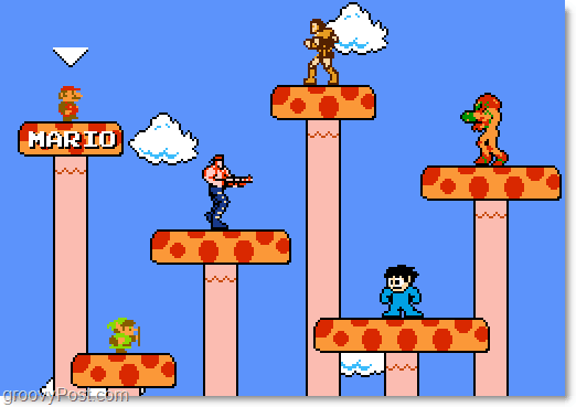 Jogue Super Mario NES Crossover no seu navegador [groovyFriday]