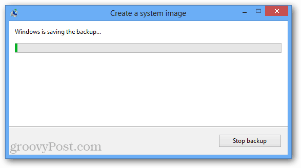 Windows 8 salvar backup