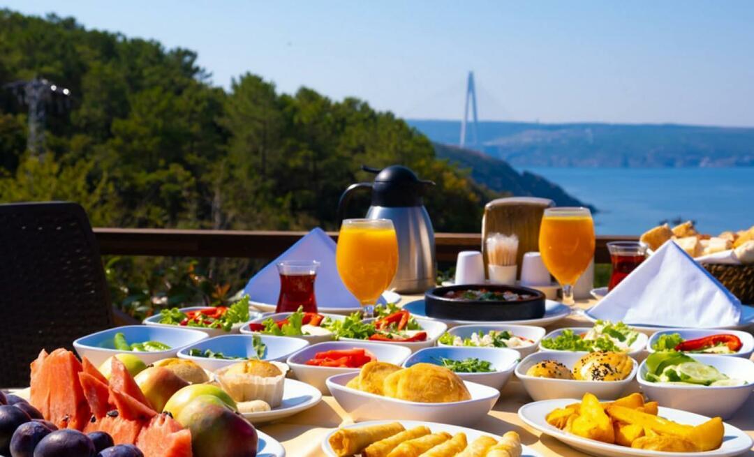 Onde estão os melhores lugares para tomar café da manhã em Istambul? Onde tomar café da manhã em Istambul?