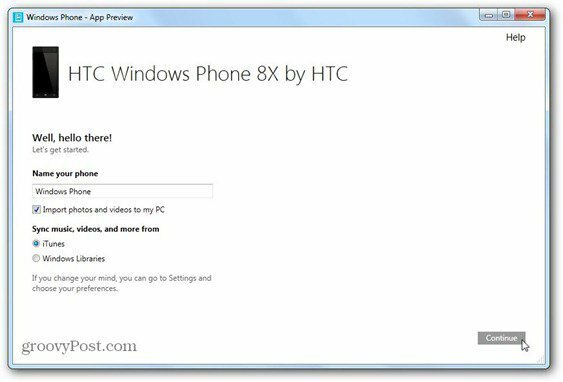 windows phone 8 aplicativo windows phone para desktop primeiro nome de tela telefone decidir o que sincronizar