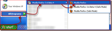 Abrindo o Firefox