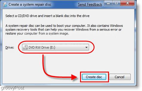 Windows 7: Crie um disco de reparo do sistema