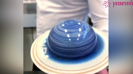 O famoso chef de pastelaria Amaury Guichon fez do planeta Saturno!