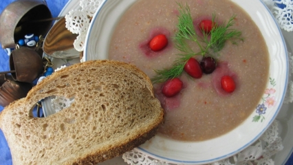 Como fazer tarhana de cranberry com limão? Receita de sopa deliciosa de tarhana de cranberry