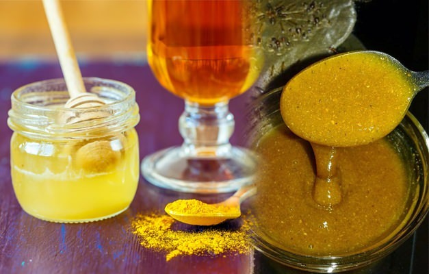 Benefícios do mel e cúrcuma