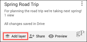Adicione camadas para sua viagem de carro no Google Maps