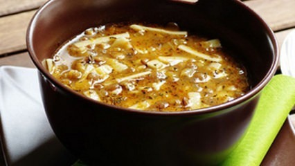 Receita de sopa de macarrão
