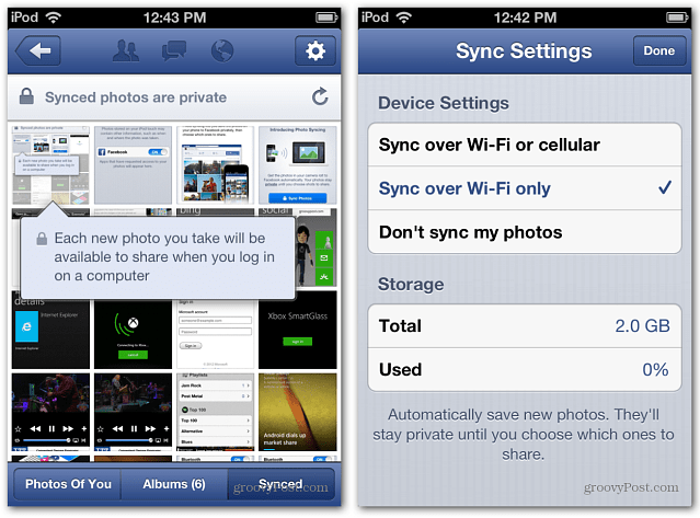 Como usar o Facebook Photo Sync no Android e iOS