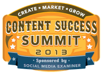 cimeira de sucesso de conteúdo 2013