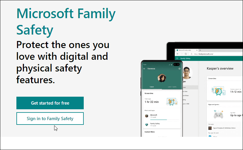 Segurança Familiar da Microsoft