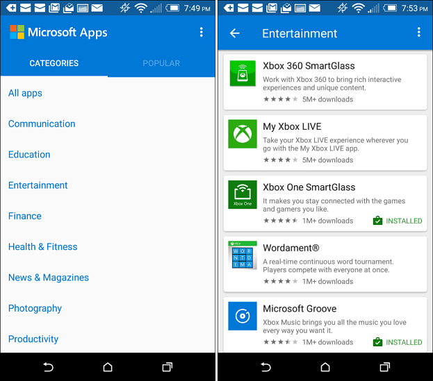 Como encontrar seus aplicativos da Microsoft para Android da maneira mais fácil