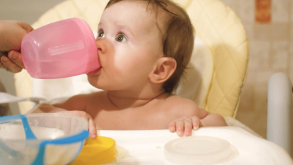 Quando a água é dada aos bebês? A água é dada a um bebê alimentado com fórmula na transição para a alimentação complementar?