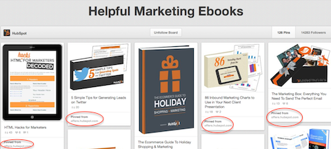 links pinterest-hubspot