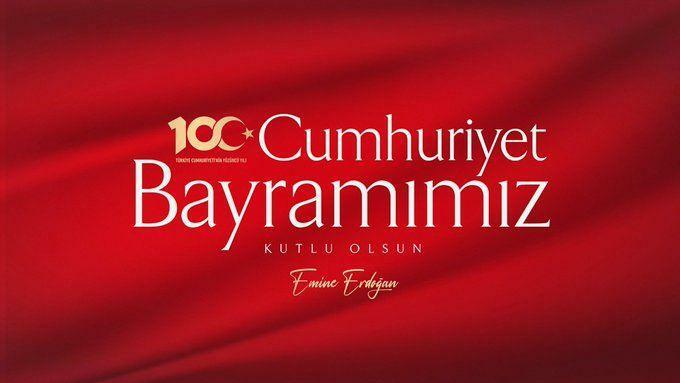 Compartilhamento do Dia da República de Emine Erdoğan 