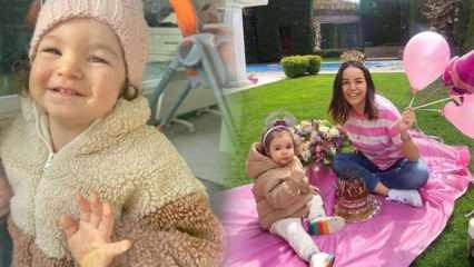 Bolo de aniversário da cantora Bengü para sua filha Zeynep! O bebê Zeynep tem 1 ano ...