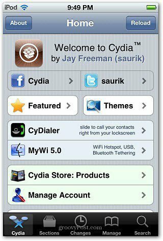 Loja Cydia