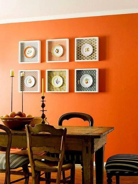 Uso da cor laranja na decoração da casa 