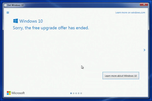 Os clientes que recomendam a Microsoft entram em contato com o suporte para atualizações do Windows 10 não concluídas por prazo