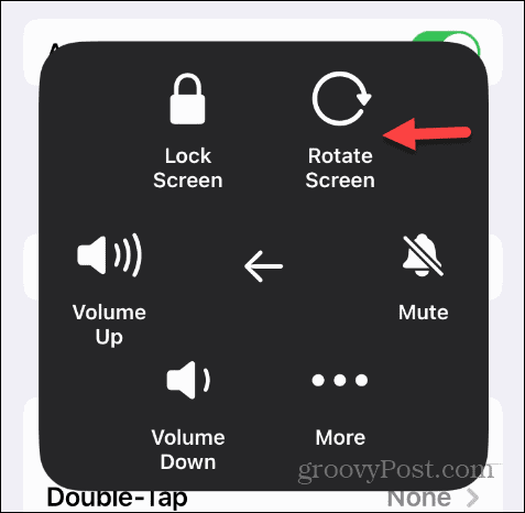 Desativar a rotação da tela no iPhone