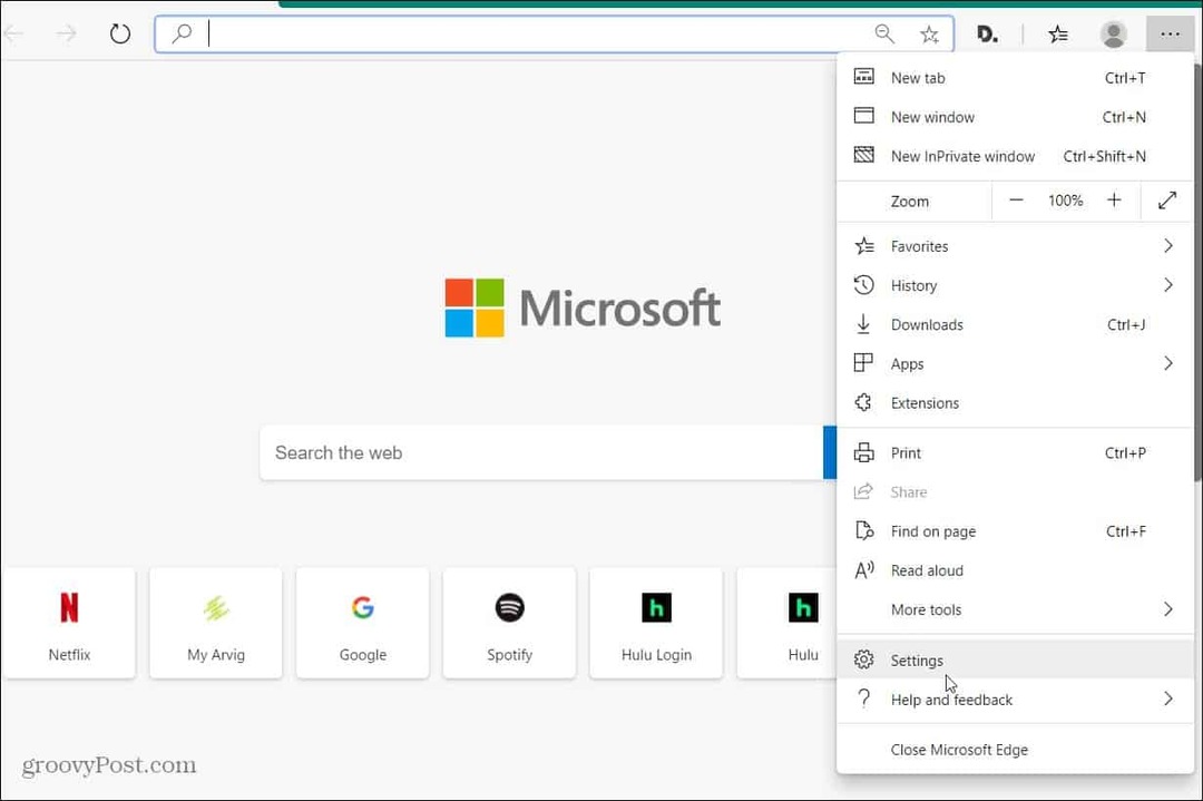 Como alterar a pasta de downloads no Microsoft Edge