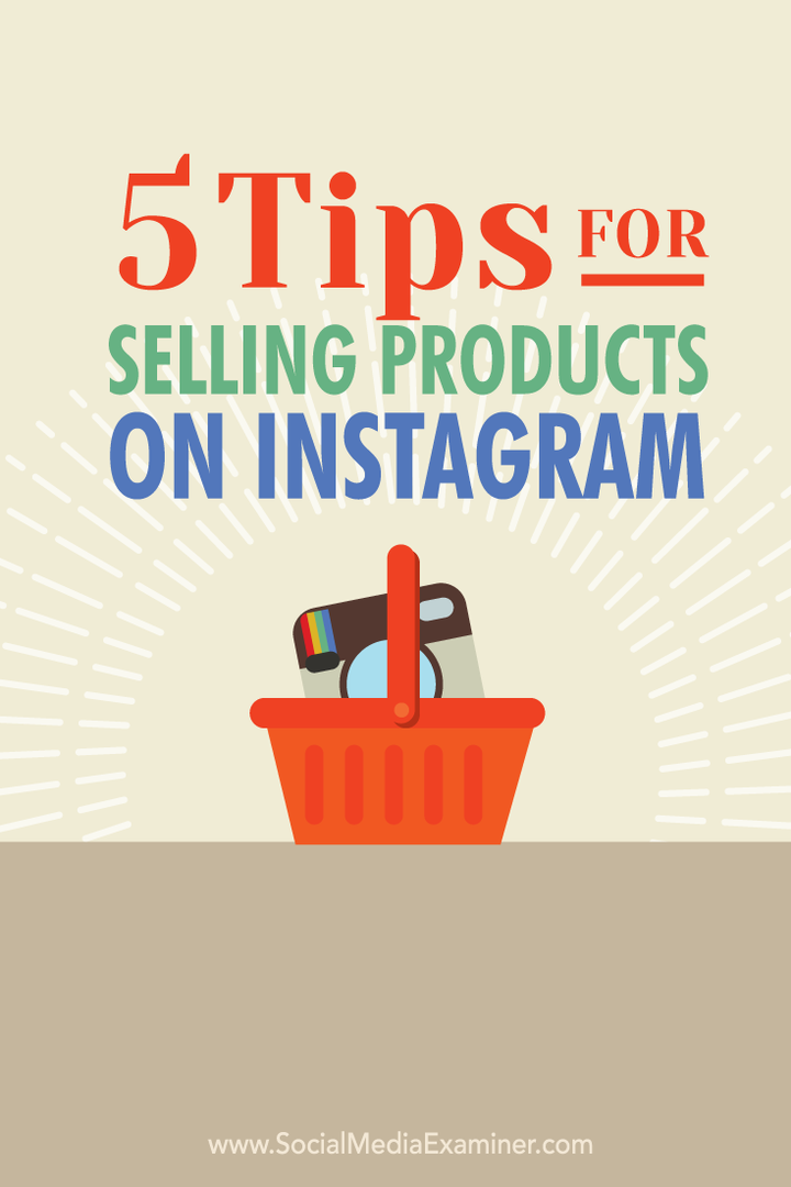 5 dicas para vender produtos no Instagram: examinador de mídia social