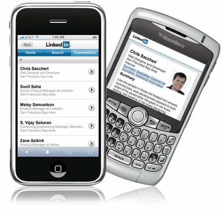LinkedIn no blackberry