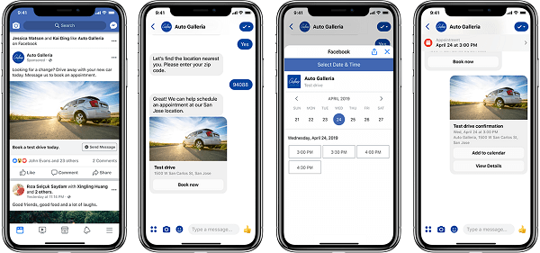 O Messenger está fornecendo um novo conjunto de soluções de negócios plug-and-play destinadas a tornar mais fácil para as empresas direcionar o tráfego na loja, gerar leads e fornecer atendimento ao cliente.