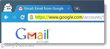 URLs de phishing do Gmail