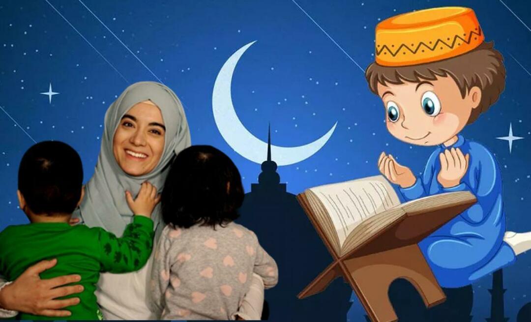 Como transmitir o amor do Ramadã às crianças? 3 dicas para transmitir o amor do Ramadã às crianças...