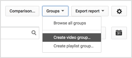 YouTube criar grupo de vídeo