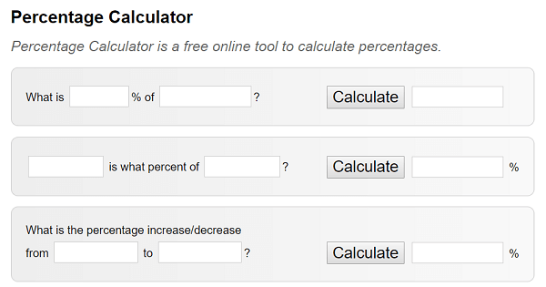 A Calculadora de Porcentagem facilita os relatórios para os profissionais de marketing de mídia social.