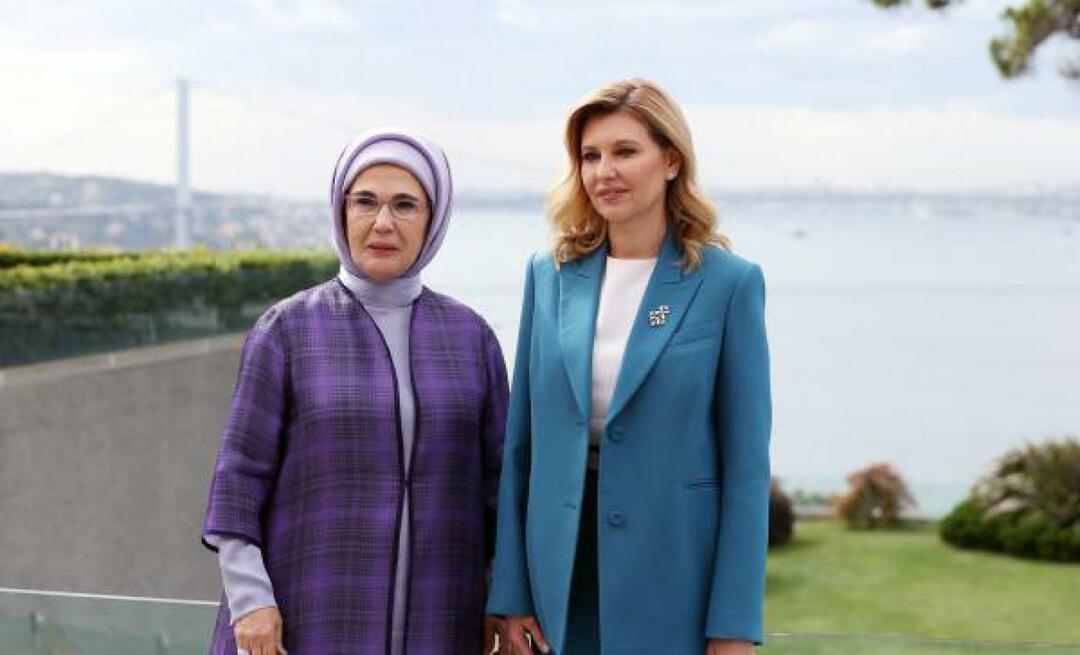 Emine Erdoğan recebeu Olena Zelenska, esposa do Presidente da Ucrânia!