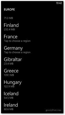 Windows Phone 8 mapeia os países disponíveis