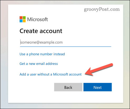 Adicionar uma conta de usuário local no Windows 11