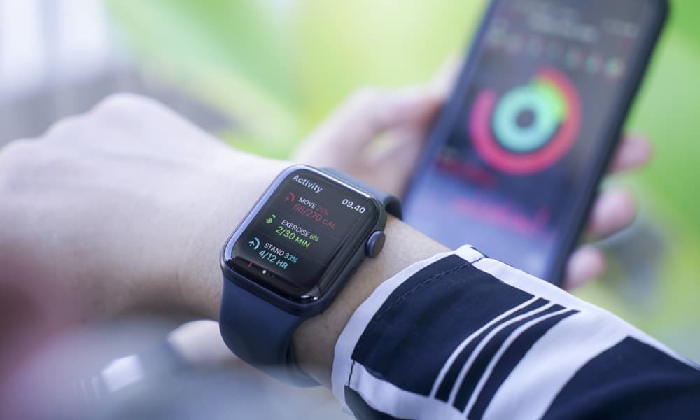 Apple Watch fitness em destaque