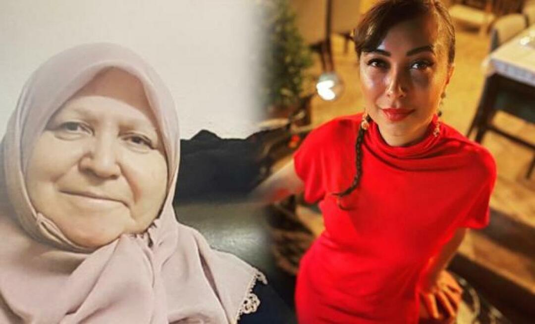 A mãe da atriz Canan Hoşgör morreu!