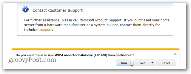 Como adicionar um PC cliente com Windows 7 ao Windows Home Server [versão 1]