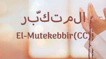 O que al-Mutakabbir significa? Al Mutakabbir