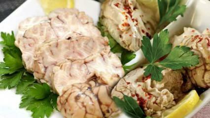 Como fazer uma salada de cérebro? Receita de salada fria de cérebro! Salada de cérebro MasterChef