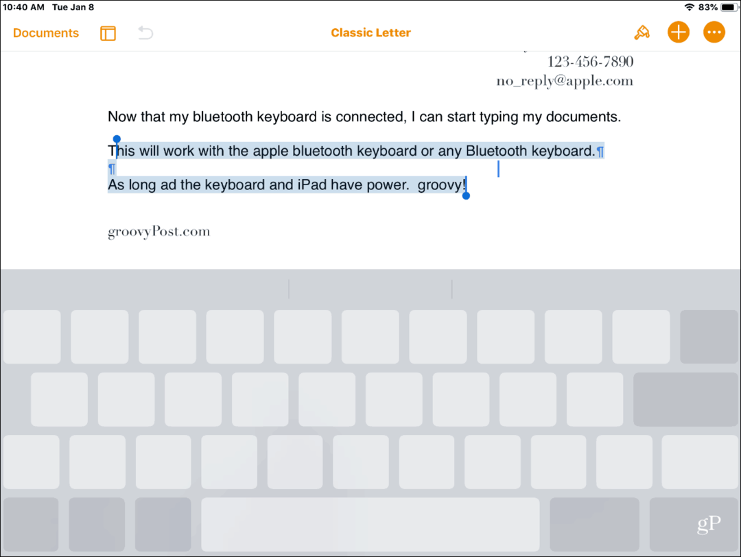 Seis dicas essenciais do teclado para digitar no seu iPhone ou iPad