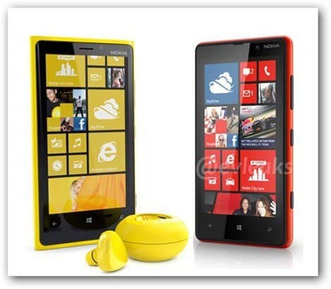 evleaks Lumia 820 Lumia 920 frontal