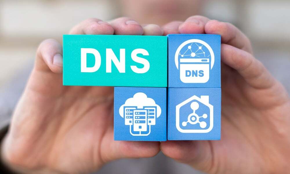 Tráfego DNS criptografado em destaque