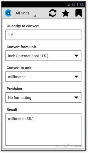 Como converter qualquer unidade de medida no Android